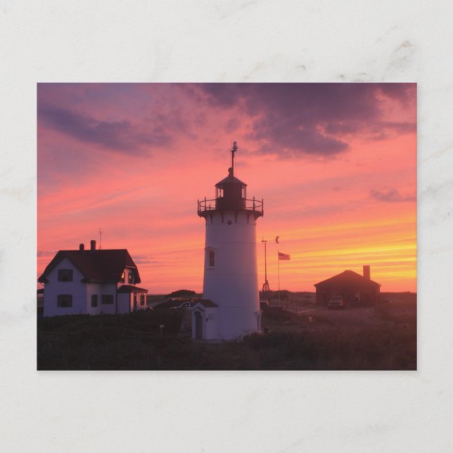 Race Point Lighthouse Cape Cod National Seashore Postcard (Front)