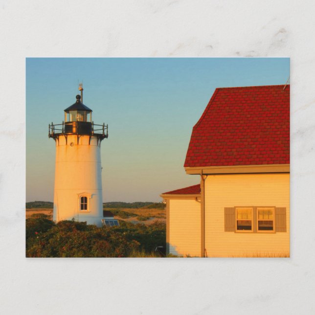 Race Point Lighthouse Cape Cod Postcard (Front)