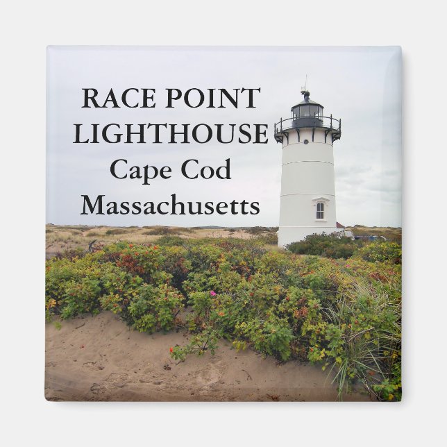 Race Point Lighthouse, Massachusetts Magnet (Front)