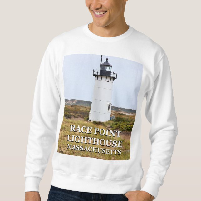 Race Point Lighthouse,Massachusetts Sweatshirt (Front)