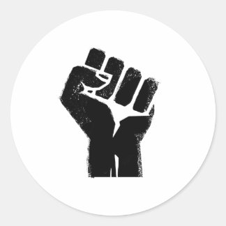 Race Solidarity Classic Round Sticker