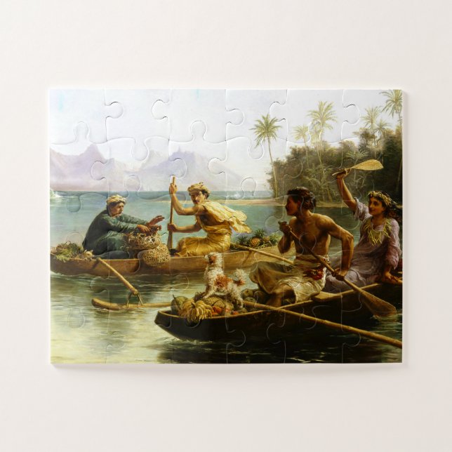 Race to the market, Chevalier  Jigsaw Puzzle (Horizontal)