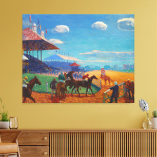 Race Track, Famous Painting Canvas Print