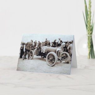 Race Track Fans by Race Car #18 Card