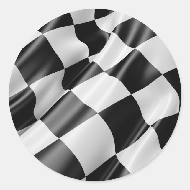 Race Track Flag Stickers (Front)