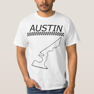 Race Track in Austin Car Racing Circuit Fan  T-Shirt