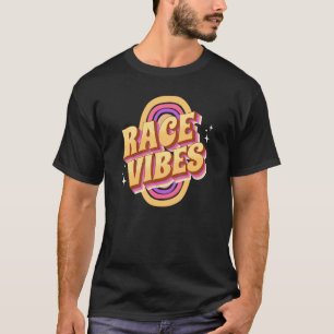Race Vibes Pit Crew Race Track Flag Car Racing Wom T-Shirt