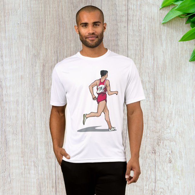 Race Walker Athlete Sports Runner in Motion  T-Shirt (Creator Uploaded)