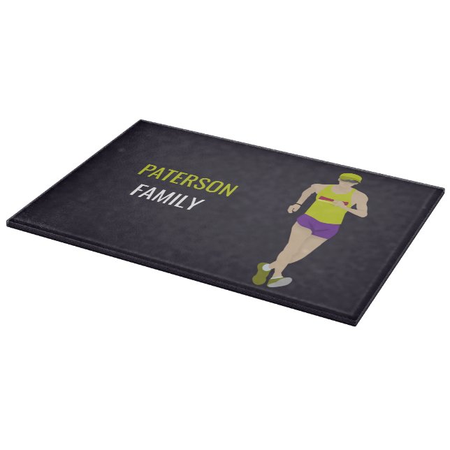 Race Walking Cutting Board (Corner)