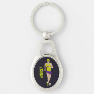 Race Walking Key Ring