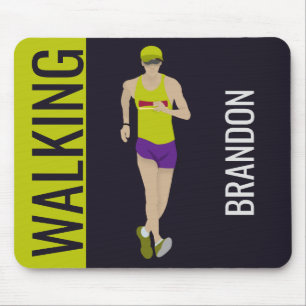 Race Walking Mouse Pad