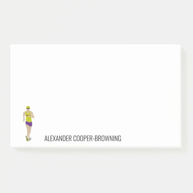 Race Walking Post-it Notes (Front)