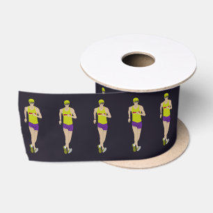 Race Walking Satin Ribbon