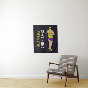 Race Walking Tapestry