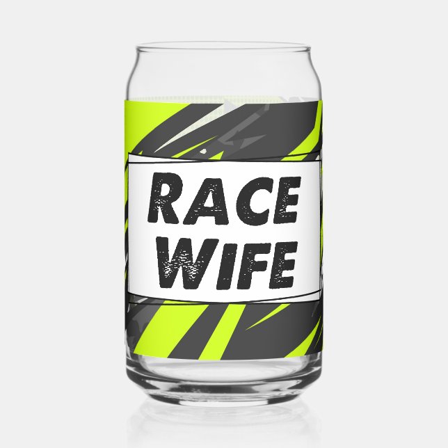 Race Wife Can Glass (Left)