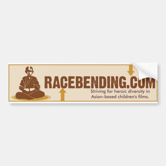 racebending.com bumper sticker (Front)