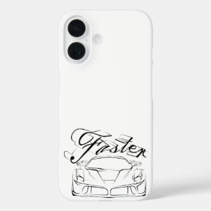 Racecar in tribals iPhone 16 case