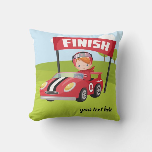 Racecar Racing Cushion (Front)