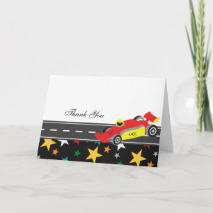 Racecar Thank You Card