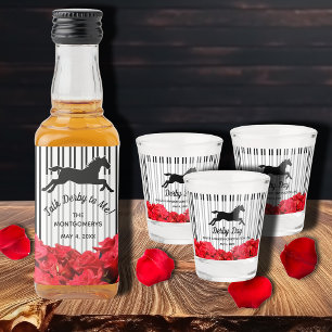 Racehorse and Roses Derby Day Shot Glass