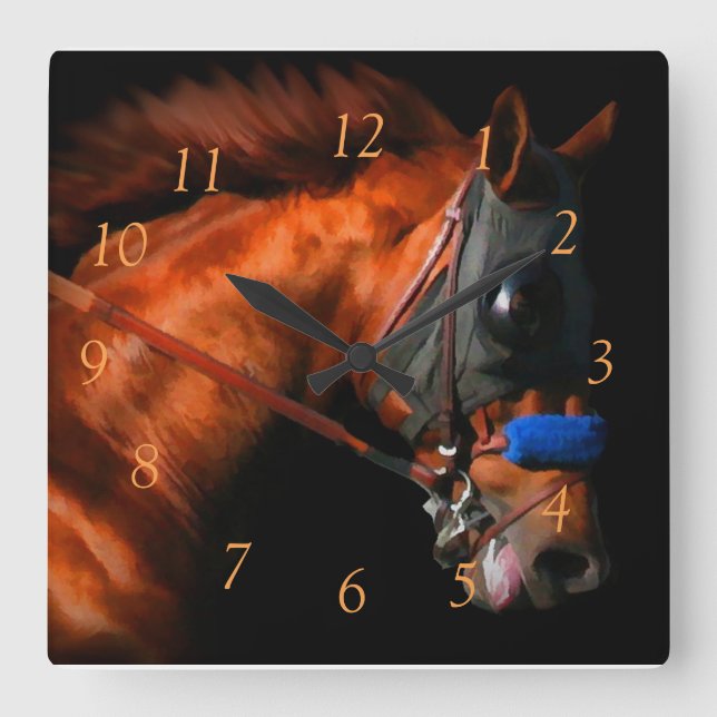 Racehorse Clock (Front)