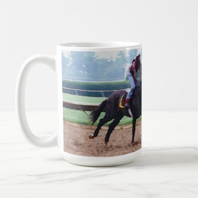 Racehorse Coffee Mug (Left)