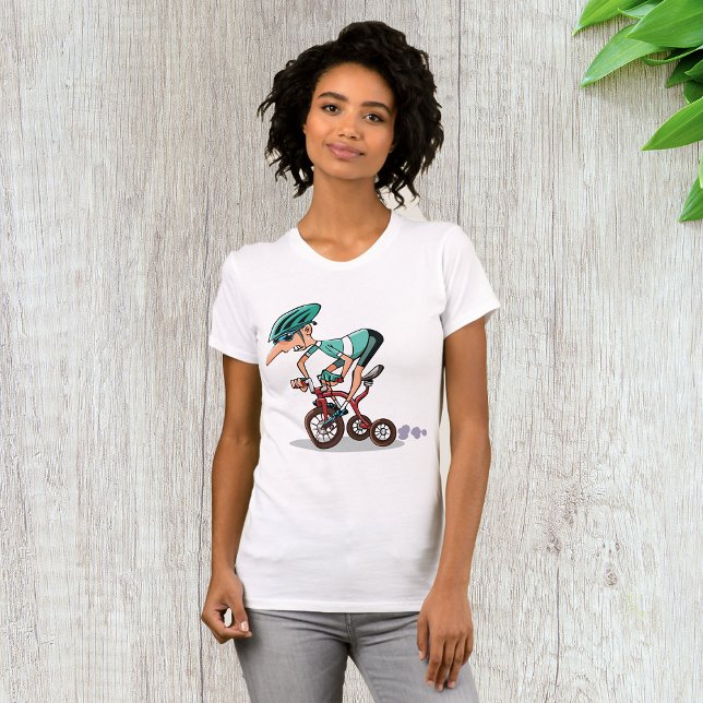 Racer On Tricycle Womens T-Shirt (Creator Uploaded)