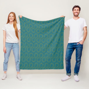 Racetracks fleece blanket