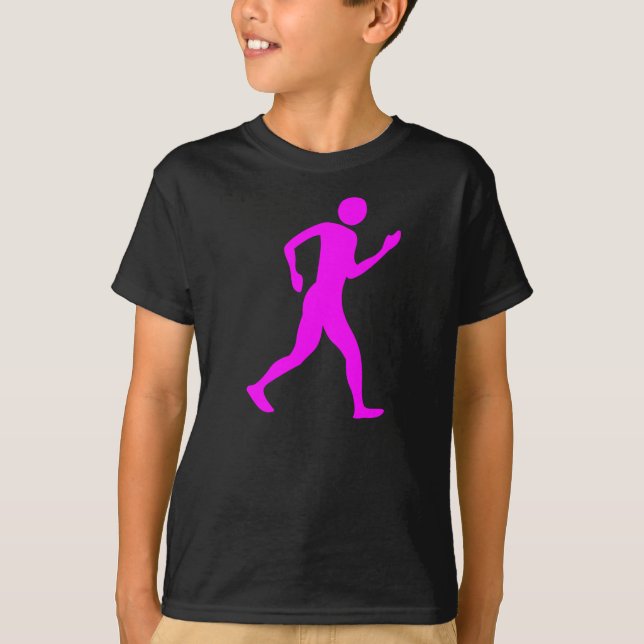 Racewalking - Magenta T-Shirt (Front)