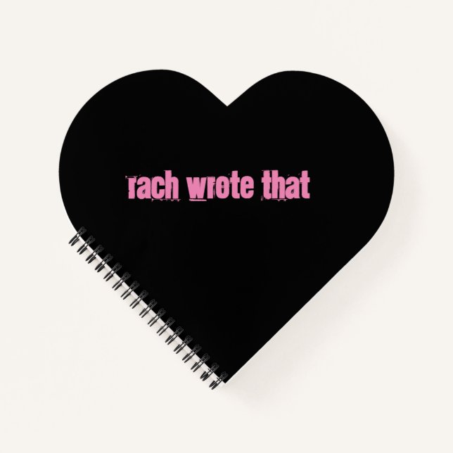 Rach Notebook  (Front)