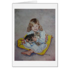 Rachel and her kitten