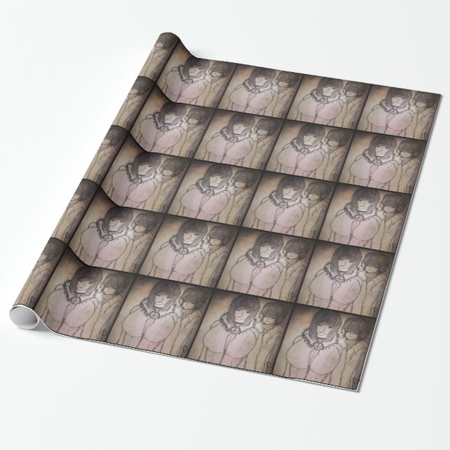 rachel  anime manga  wrapping paper (Unrolled)
