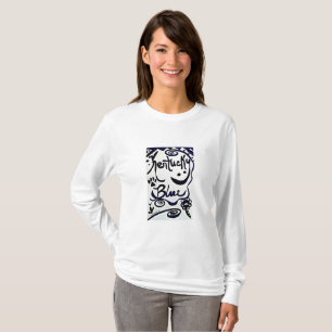 Rachel Doodle Art - Kentucky Blue T-Shirt