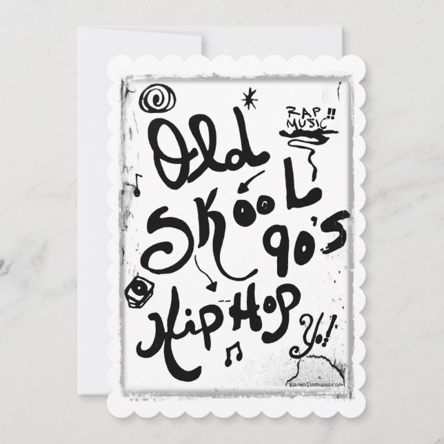 Rachel Doodle Art - Old-Skool 90's Hip-Hop (Front)