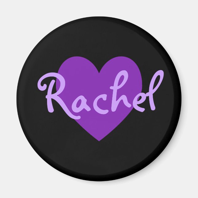 Rachel in Purple Magnet (Front)