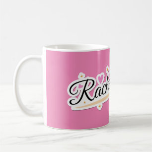 Rachel name cute design coffee mug