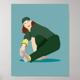 Rachel The Australian Break Dancer Poster