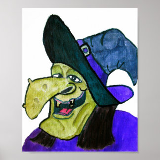 RACHET THE HALLOWEEN WITCH POSTER