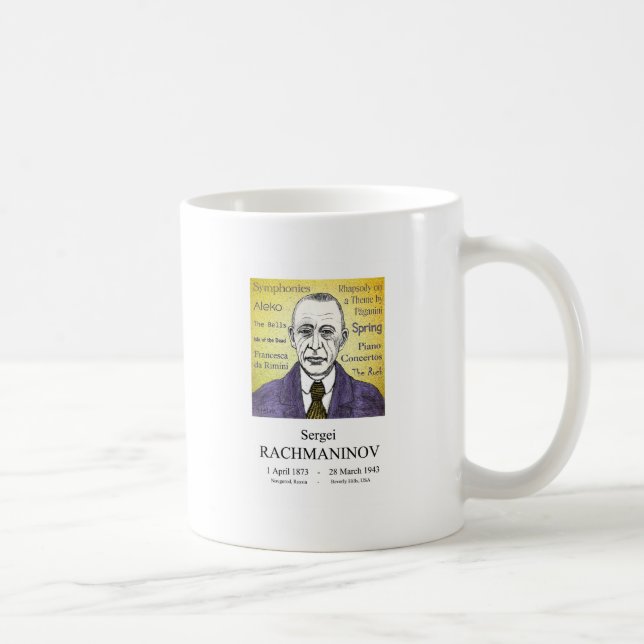 Rachmaninov Coffee Mug (Right)