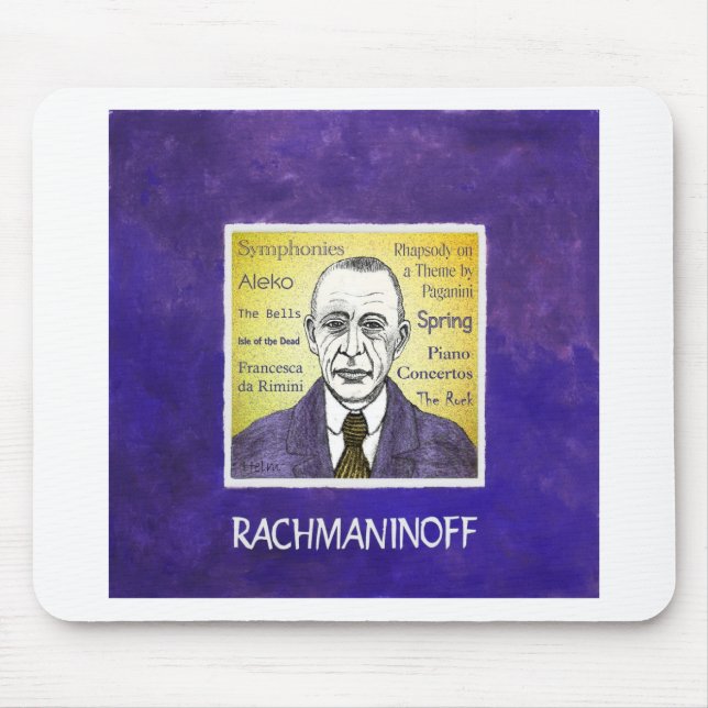 Rachmaninov Mouse Pad (Front)