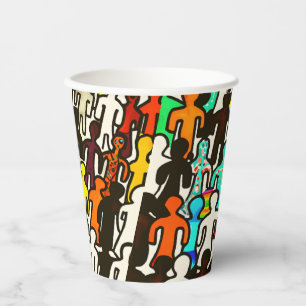 Racial Equality Paper Cups