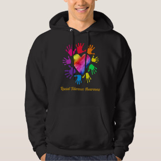 Racial Tolerance Awareness Hands Racial Tolerance Hoodie