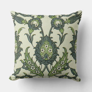 Racinet's Flower Pattern Cushion