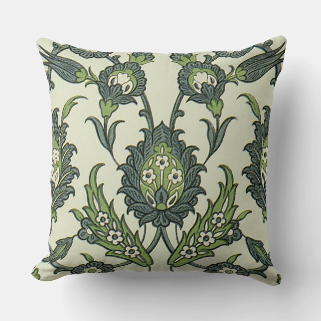 Racinet's Flower Pattern Cushion (Front)