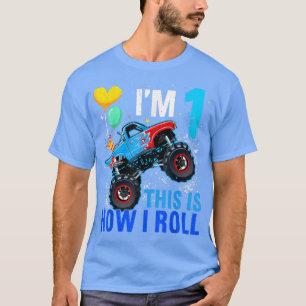 Racing 1st Birthday Boy Blaze Car 1 Years Old Mons T-Shirt