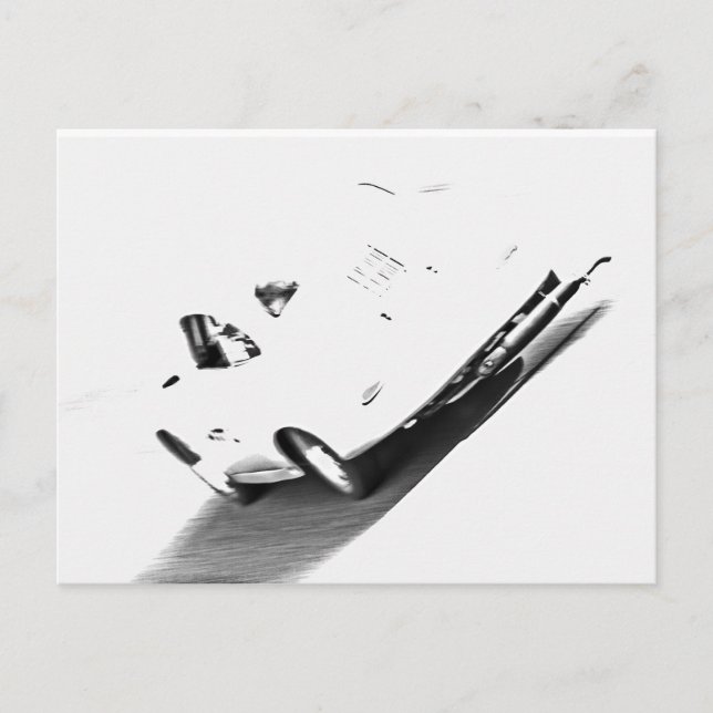 Racing A Shadow Postcard (Front)