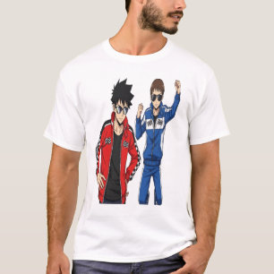Racing Anime Style T-Shirt - Cool Streetwear 
