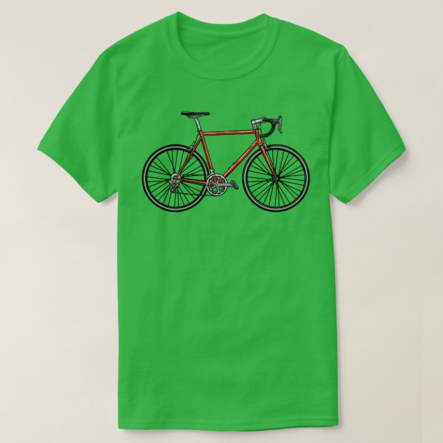 Racing bicycle T-Shirt (Design Front)