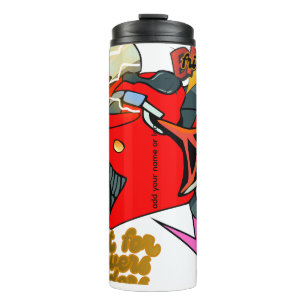 Racing Bike Art speed Thermal Tumbler