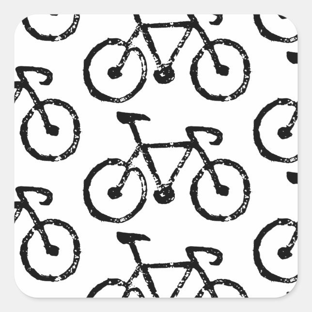 Racing Bike Print Sticker (Front)